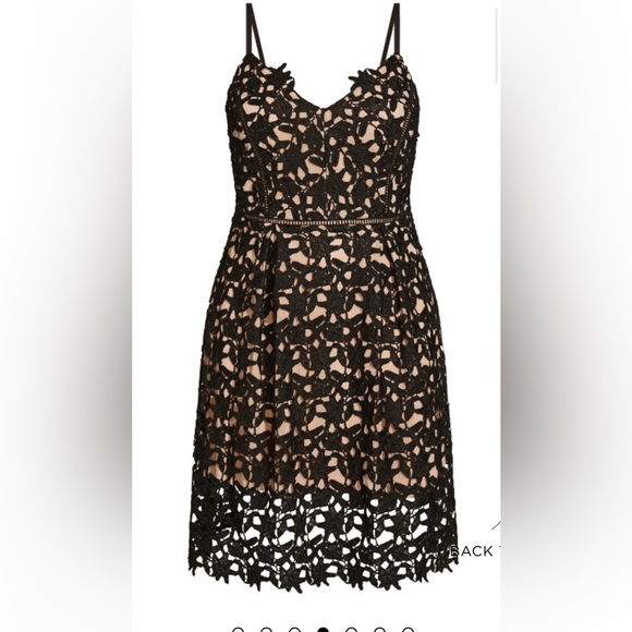 City Chic Black So Fancy Dress Size 20 - Picture 4 of 5